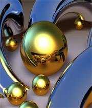 Silver and Gold Ball