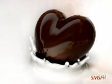 Heart Chocolate and Milk