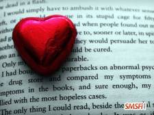 Heart on Book Letters