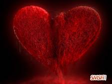 Love Red Broken Heart